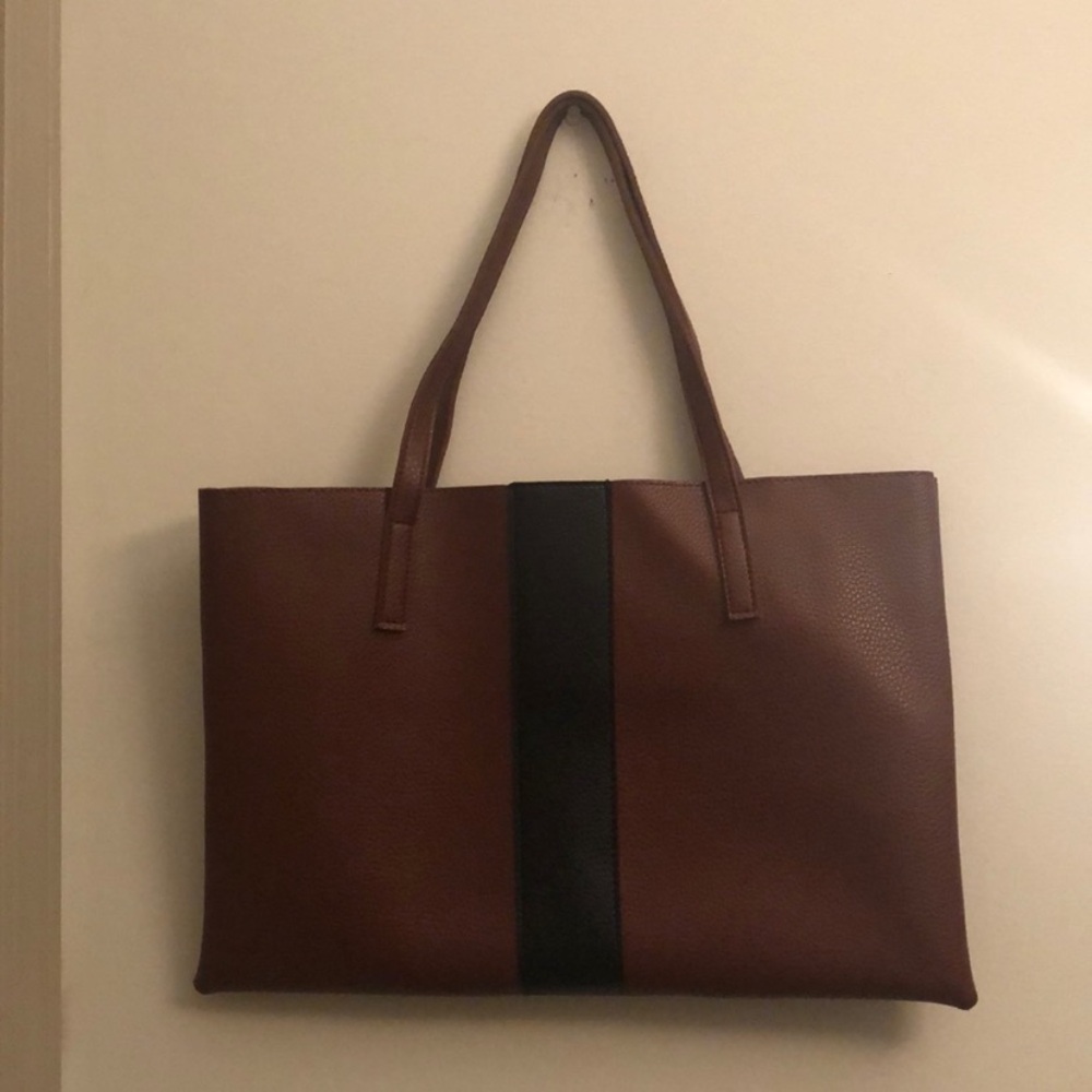 Vince Camuto Vegan Leather Tote Bag - Picture 2 of 6